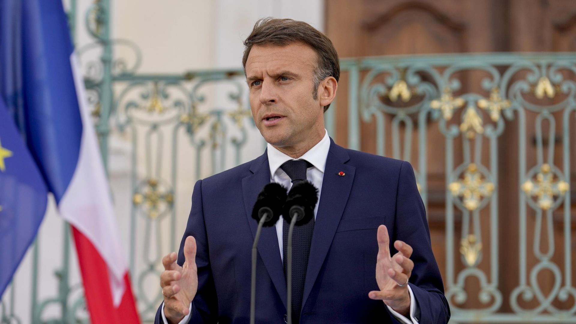 Президент Франции Эммануэль Макрон Президент Франции Эммануэль Макрон - РИА Новости, 1920, 08.07.2024