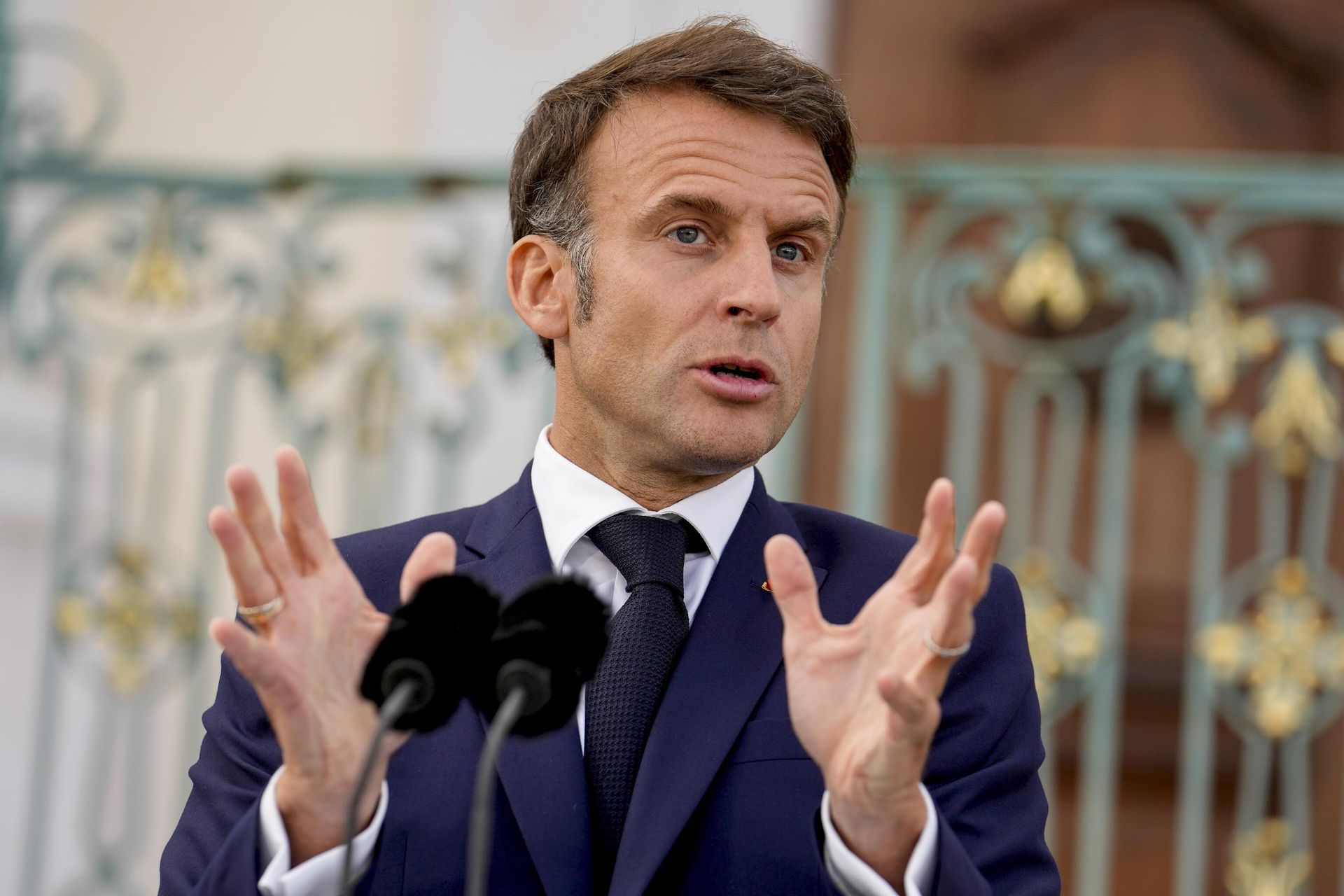 Президент Франции Эммануэль Макрон Президент Франции Эммануэль Макрон - РИА Новости, 1920, 26.08.2024