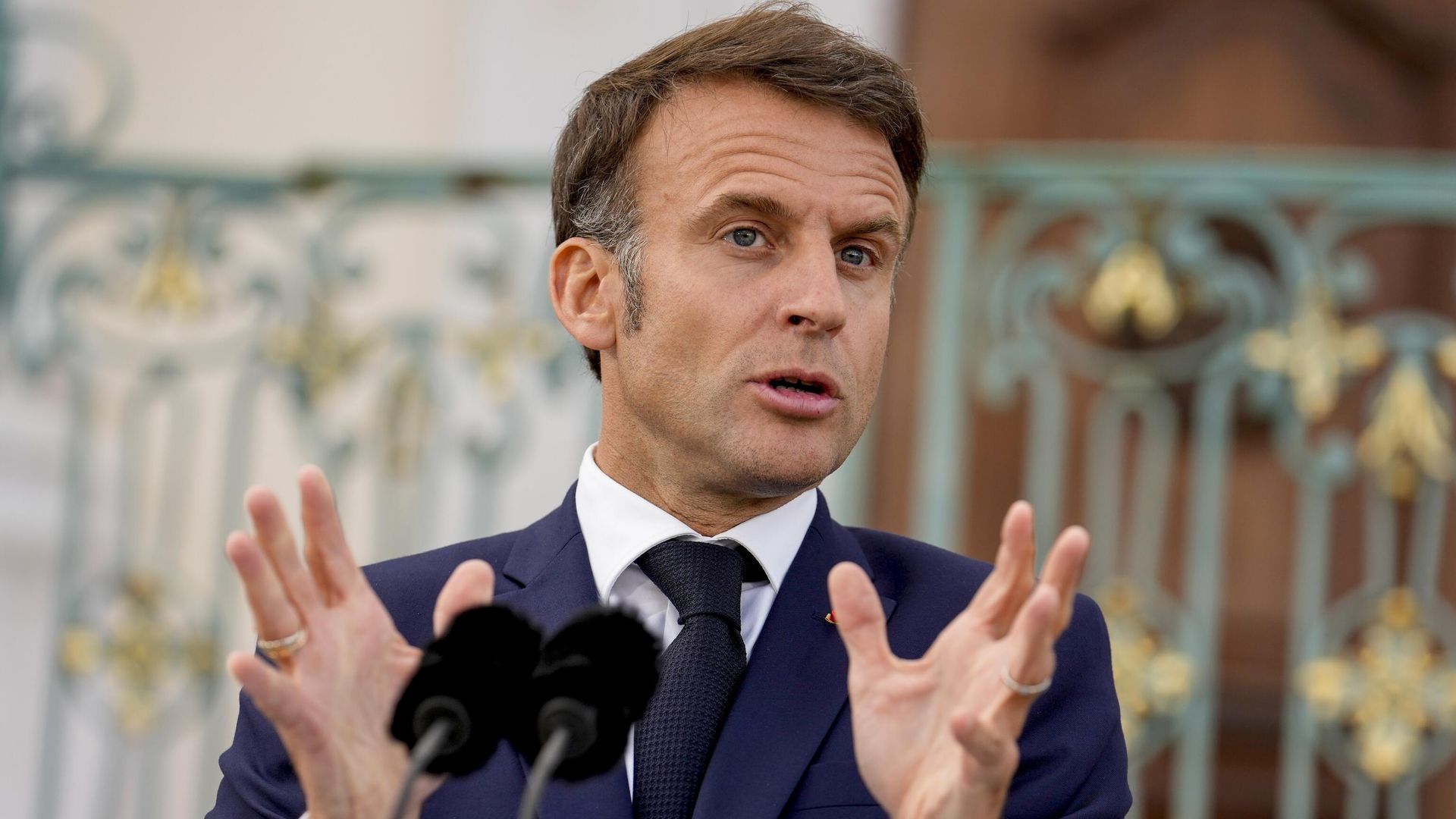 Президент Франции Эммануэль Макрон Президент Франции Эммануэль Макрон - РИА Новости, 1920, 15.03.2025