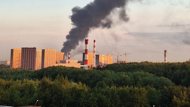 Пожар на складе на востоке Москвы. 30 мая 2024 Пожар на складе на востоке Москвы. 30 мая 2024