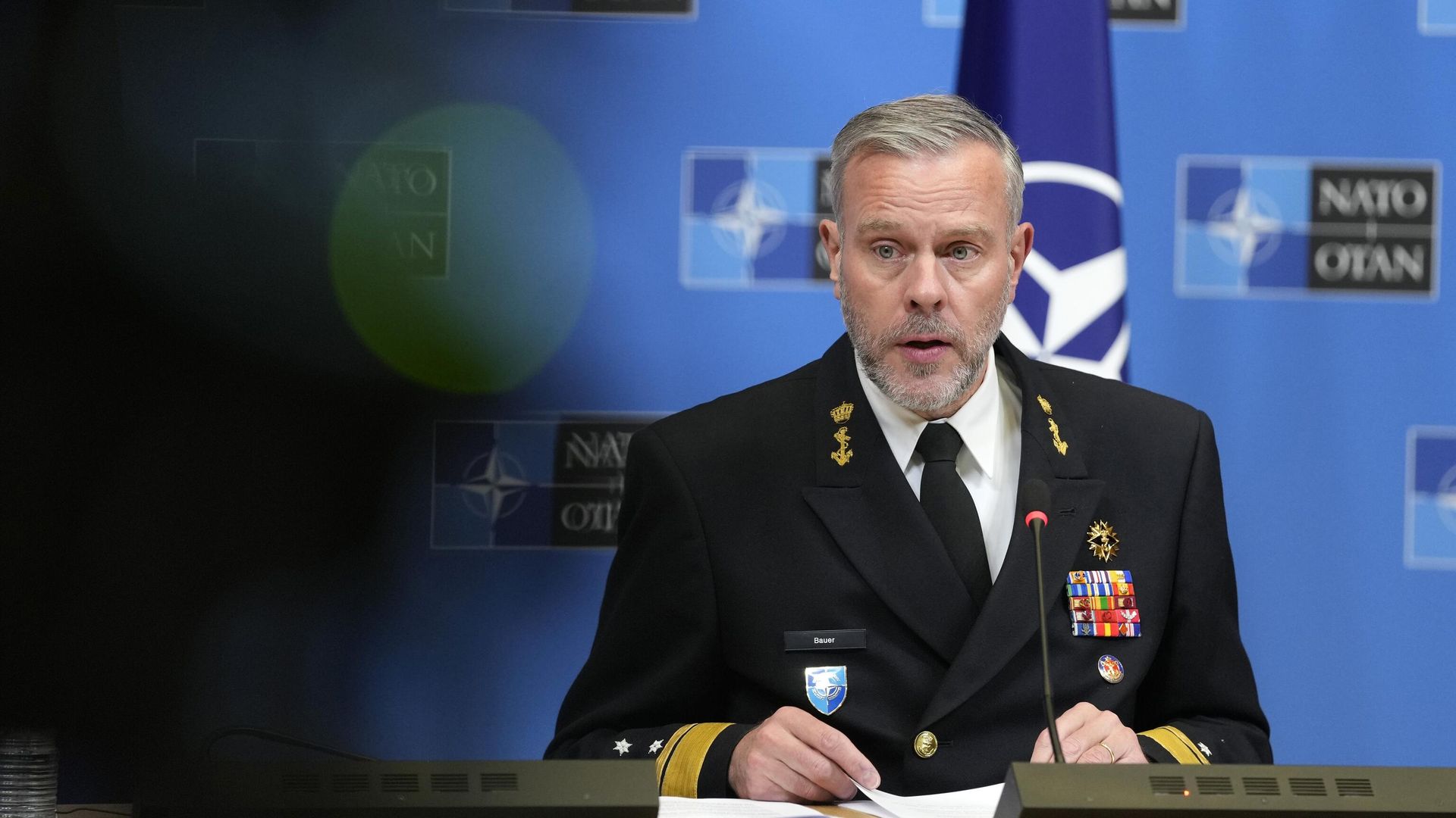 Глава военного комитета НАТО Роб Бауэр Глава военного комитета НАТО Роб Бауэр - РИА Новости, 1920, 01.06.2024