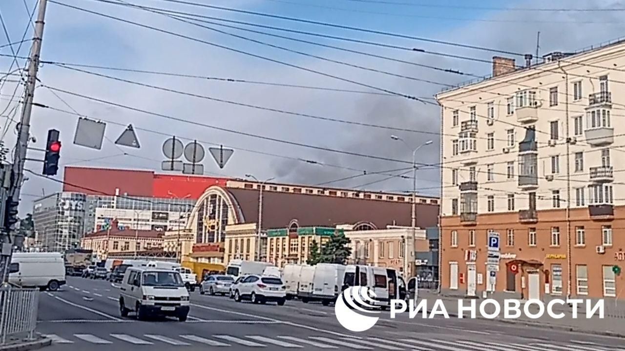 Удар по автопарку национальной гвардии Украины в Днепропетровске Удар по автопарку национальной гвардии Украины в Днепропетровске - РИА Новости, 1920, 04.06.2024