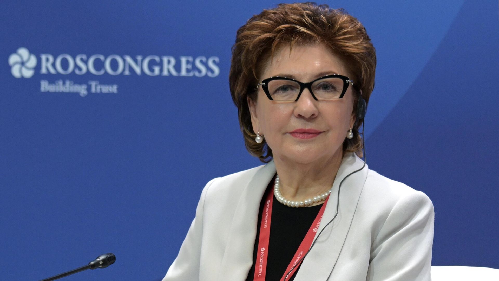 Председатель Совета Евразийского женского форума при Совете Федерации Федерального Собрания РФ Галина Карелова на ПМЭФ-2024 Председатель Совета Евразийского женского форума при Совете Федерации Федерального Собрания РФ Галина Карелова на ПМЭФ-2024 - РИА Новости, 1920, 07.06.2024