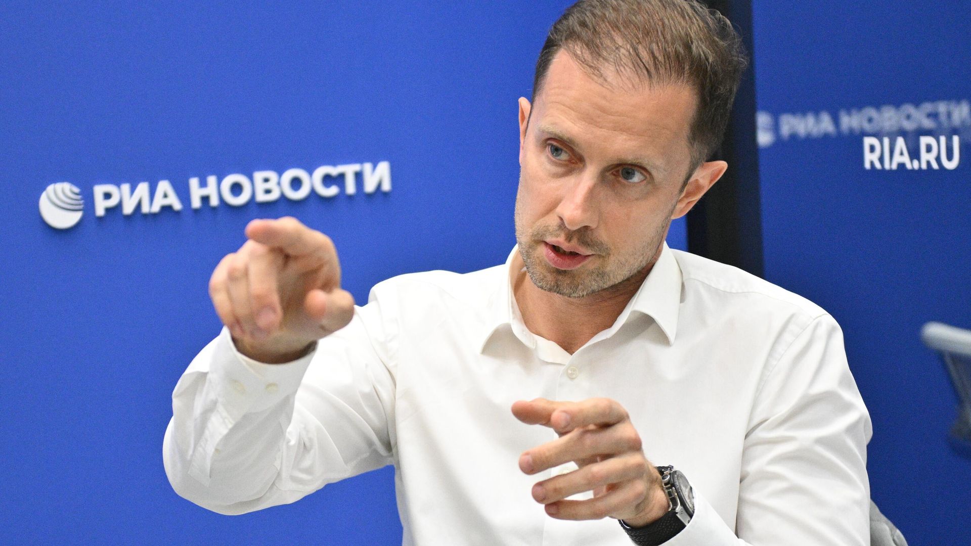 Генеральный директор АО ГЛОНАСС Алексей Райкевич на ПМЭФ-2024 Генеральный директор АО ГЛОНАСС Алексей Райкевич на ПМЭФ-2024 - РИА Новости, 1920, 06.06.2024