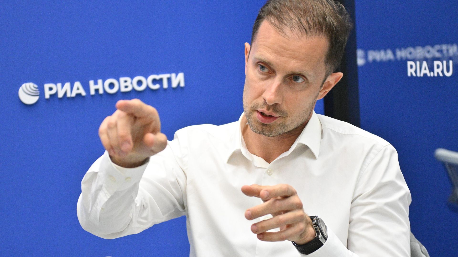 Генеральный директор АО ГЛОНАСС Алексей Райкевич на ПМЭФ-2024 Генеральный директор АО ГЛОНАСС Алексей Райкевич на ПМЭФ-2024 - РИА Новости, 1920, 06.06.2024
