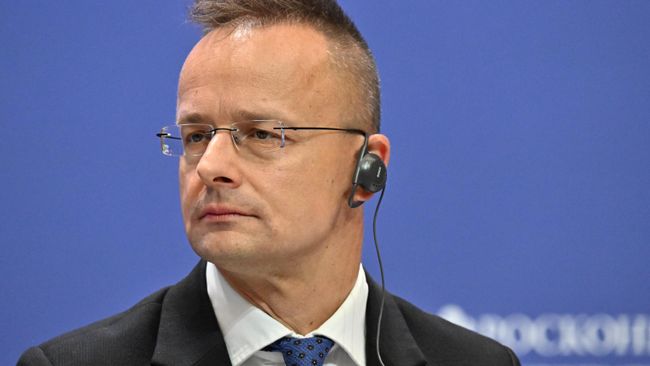 Министр иностранных дел и внешнеэкономических связей Венгрии Петер Сийярто