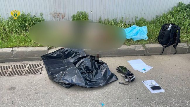 Место убийства мужчины на западе Москвы