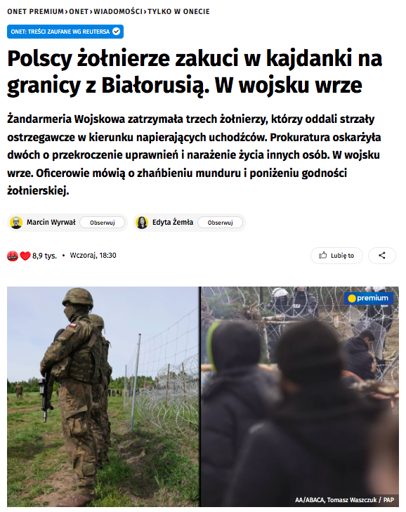 Опубликованные польскими СМИ кадры задержания военнослужащих Опубликованные польскими СМИ кадры задержания военнослужащих - РИА Новости, 1920, 06.06.2024