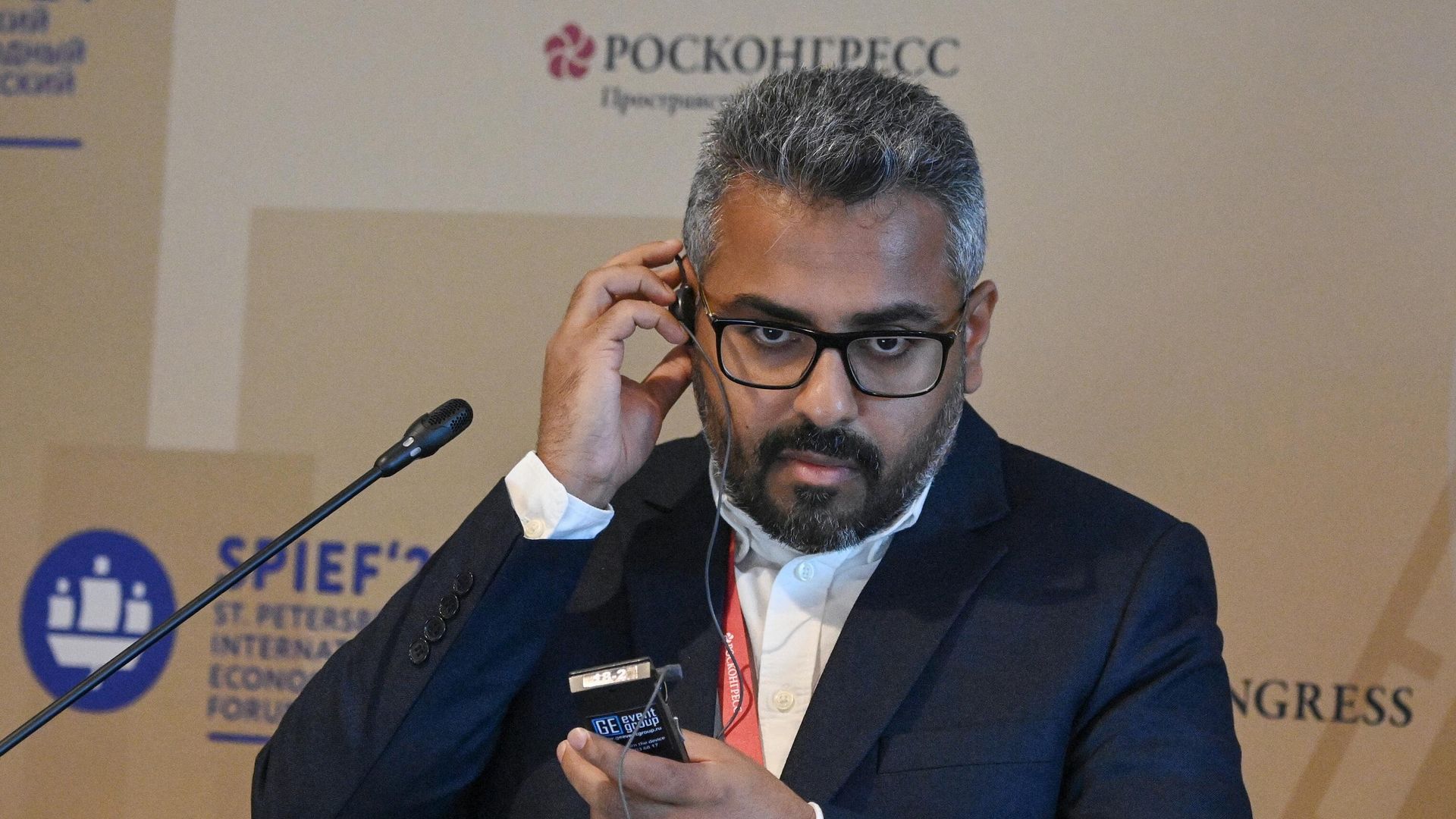 Советник по стратегическому прогнозированию Grogaim Consulting Ахмад Альмохаяни на ПМЭФ. 6 июня 2024 Советник по стратегическому прогнозированию Grogaim Consulting Ахмад Альмохаяни на ПМЭФ. 6 июня 2024 - РИА Новости, 1920, 06.06.2024