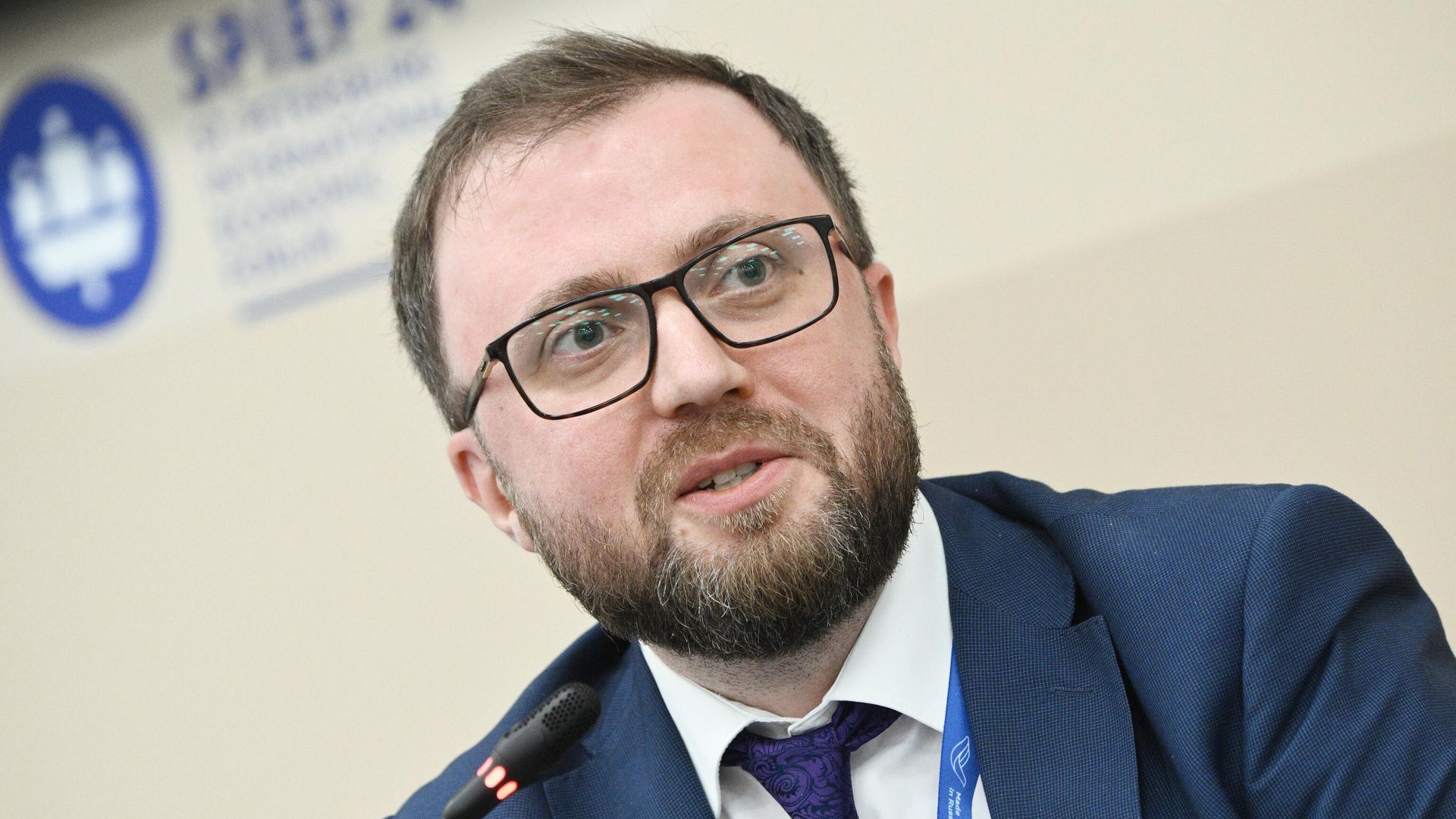 Вице-президент РЭЦ Станислав Георгиевский на сессии Промышленный майнинг — стратегическое направление для международного сотрудничества в рамках ПМЭФ-2024 - РИА Новости, 1920, 06.06.2024