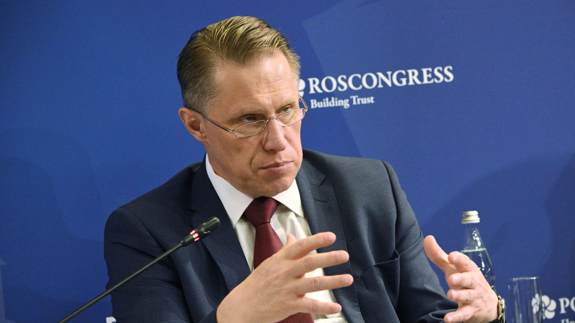 Министр здравоохранения Российской Федерации Михаил Мурашко Министр здравоохранения Российской Федерации Михаил Мурашко - РИА Новости, 1920, 15.09.2026