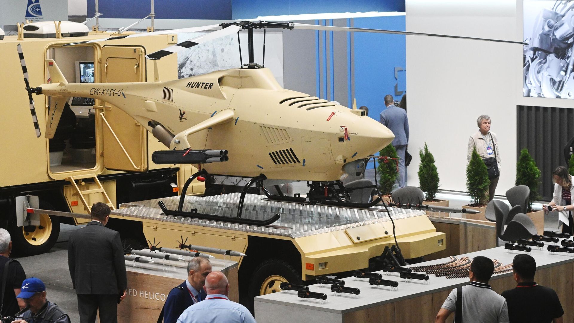 Модернизированный ударный вертолет Hunter на XVII Международной выставке вертолетной индустрии HeliRussia - РИА Новости, 1920, 10.06.2024