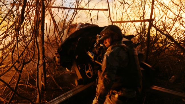 Боевая работа артиллеристов в зоне СВО