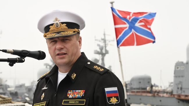 Командующий Тихоокеанским флотом адмирал Виктор Лиина