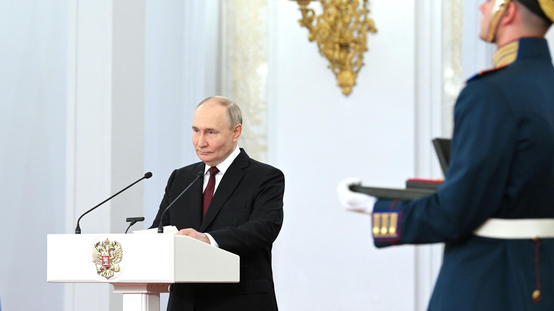 Президент России Владимир Путин на церемонии вручения Государственных премий Российской Федерации Президент России Владимир Путин на церемонии вручения Государственных премий Российской Федерации - РИА Новости, 1920, 12.06.2024