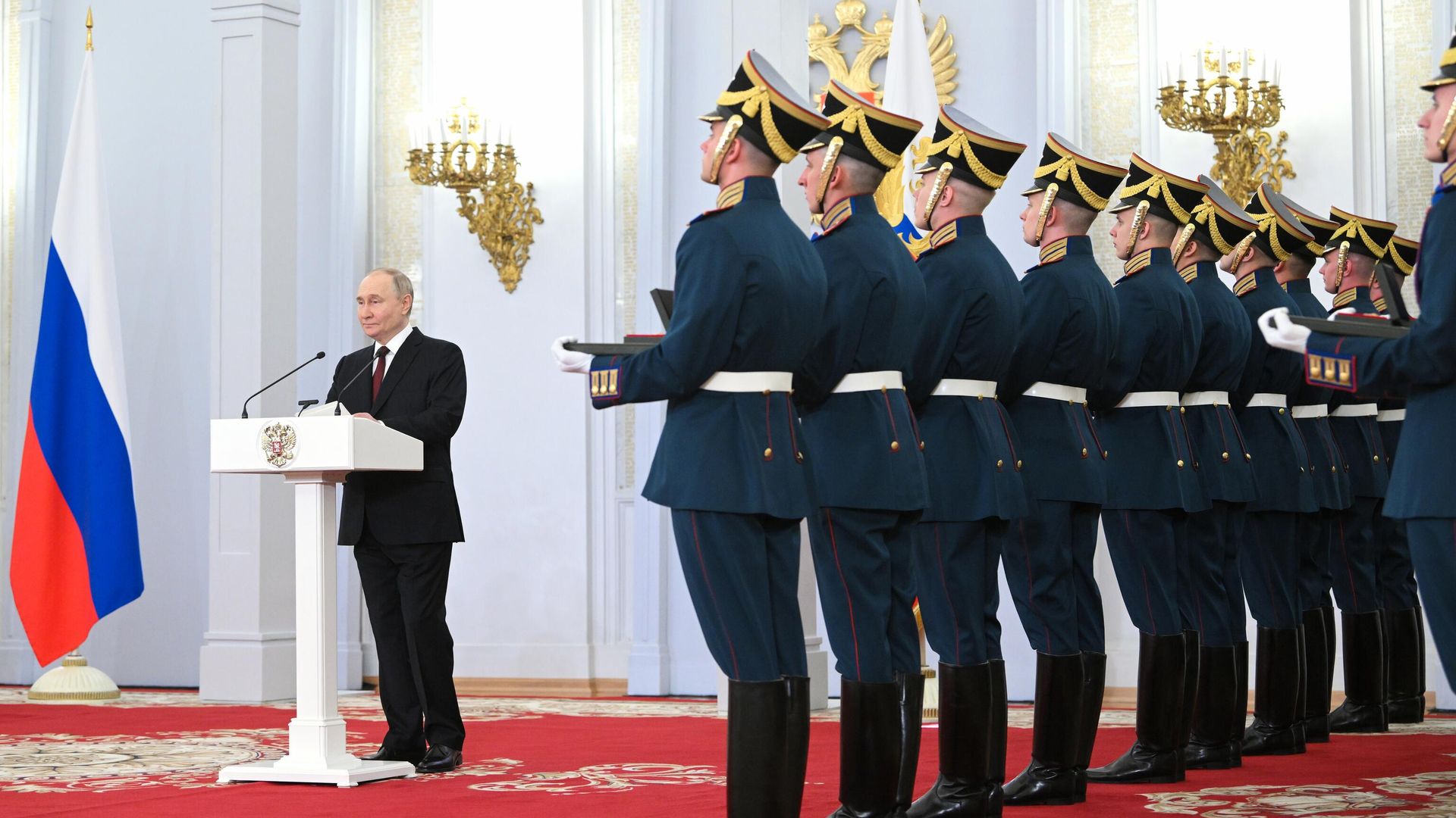 Президент России Владимир Путин на церемонии вручения Государственных премий Российской Федерации Президент России Владимир Путин на церемонии вручения Государственных премий Российской Федерации - РИА Новости, 1920, 12.06.2024
