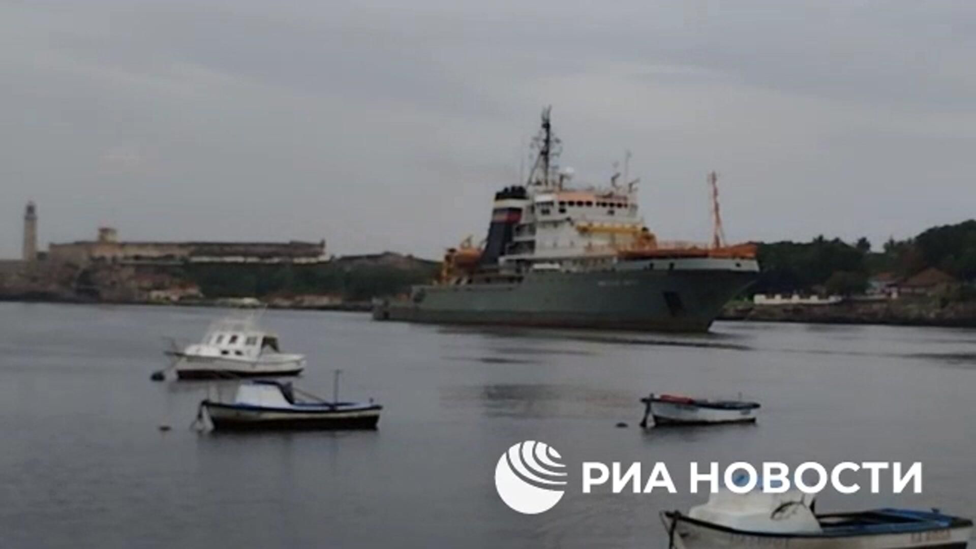 Военные корабли Северного флота России в порту Кубы Военные корабли Северного флота России в порту Кубы - РИА Новости, 1920, 12.06.2024