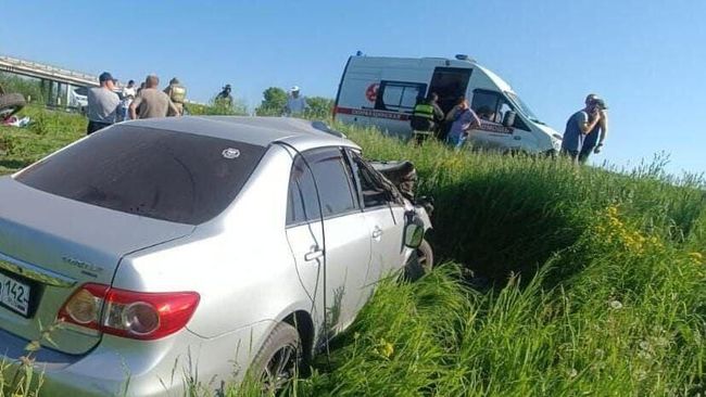 ДТП на 132 километре автодороги Кемерово — Новокузнецк в районе поселка Октябрьский Прокопьевского округа в Кузбассе
