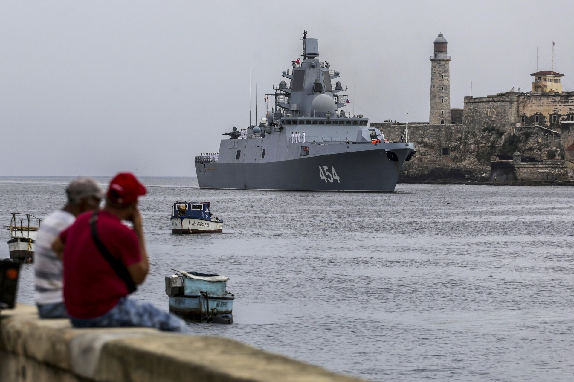 Фрегат Адмирал флота Советского Союза Горшков заходит в порт Гаваны, Куба Фрегат Адмирал флота Советского Союза Горшков заходит в порт Гаваны, Куба - РИА Новости, 1920, 07.05.2026
