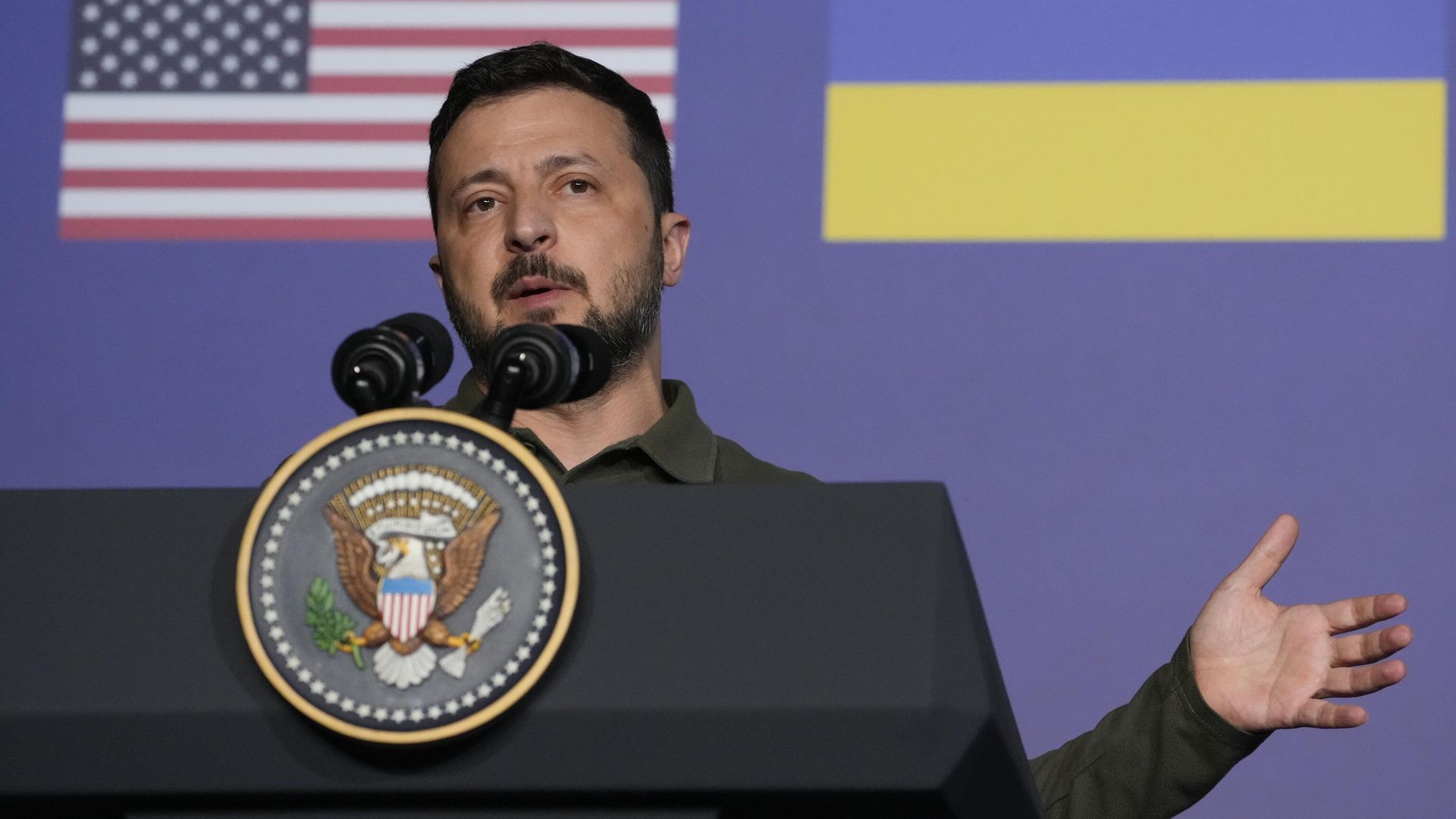 Президент Украины Владимир Зеленский Президент Украины Владимир Зеленский - РИА Новости, 1920, 19.06.2024