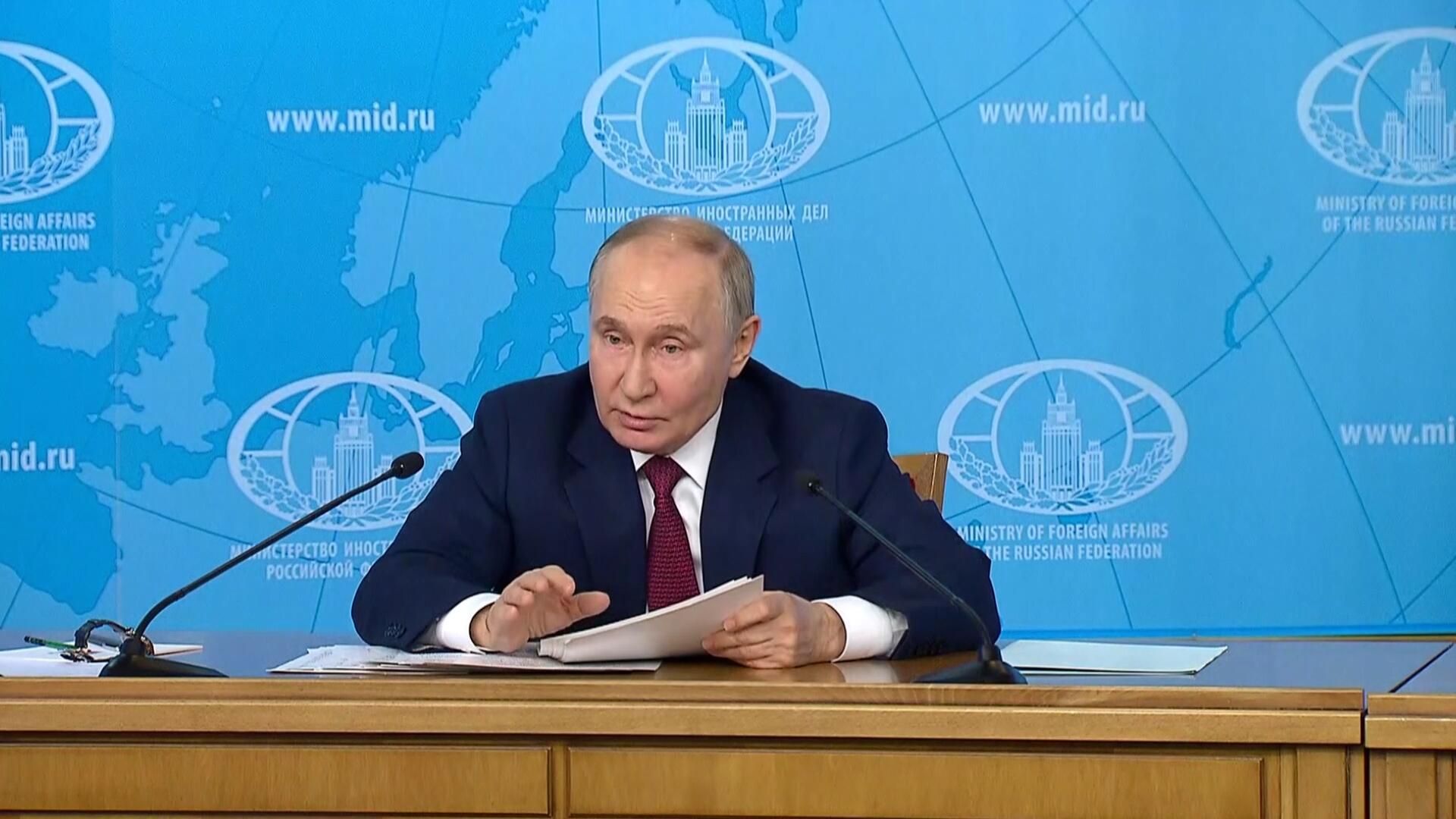 Путин: О штурме столицы Украины речи не шло Путин: О штурме столицы Украины речи не шло - РИА Новости, 1920, 14.06.2024