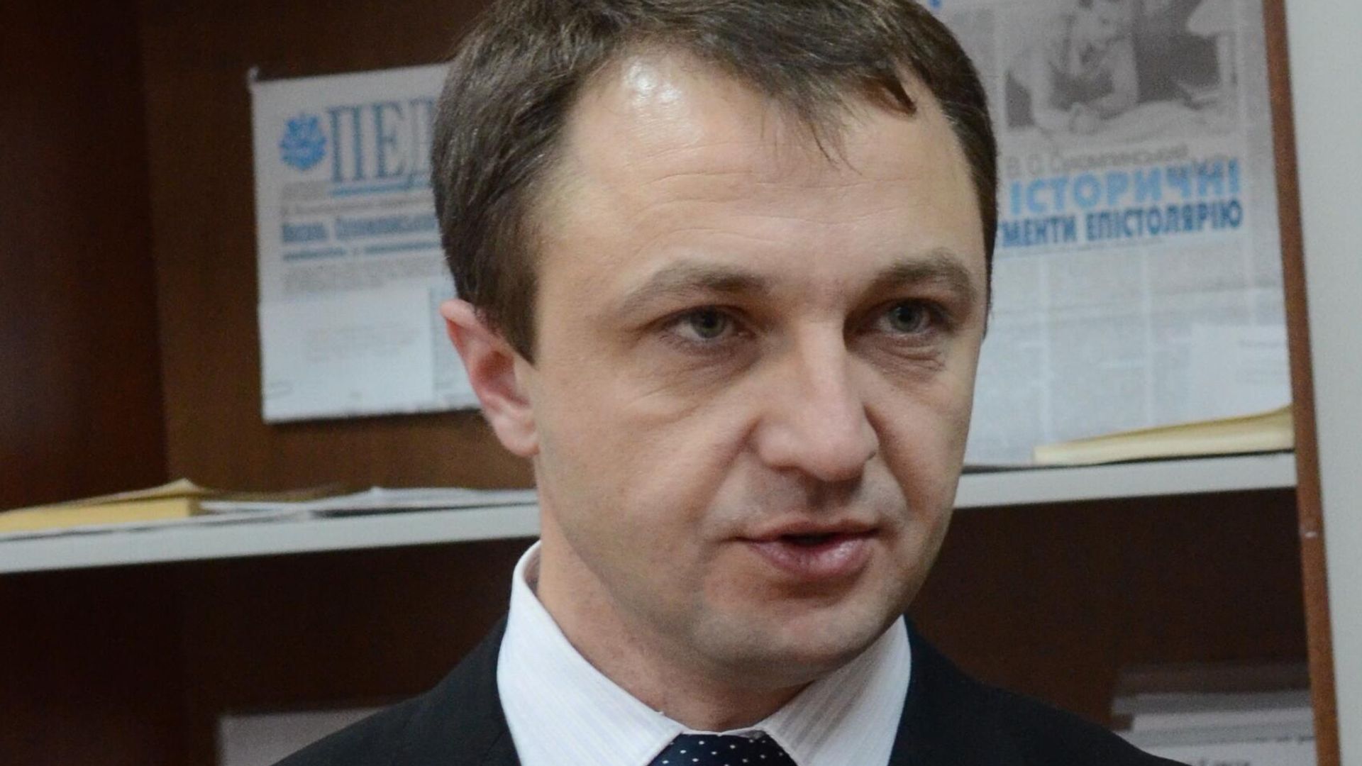 Уполномоченный по защите госязыка Украины Тарас Креминь Уполномоченный по защите госязыка Украины Тарас Креминь - РИА Новости, 1920, 16.06.2024