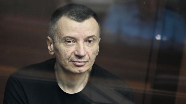 Александр Погорелов во время оглашения приговора Южным окружным военным судом