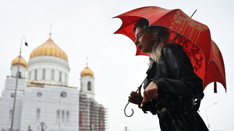 Сильный дождь в Москве Сильный дождь в Москве