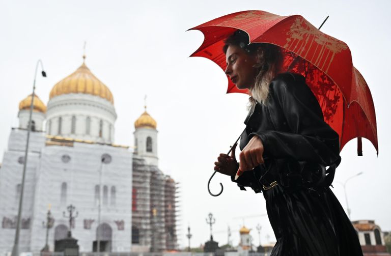 Сильный дождь в Москве Сильный дождь в Москве