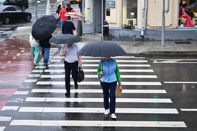 Сильный дождь в Москве Сильный дождь в Москве