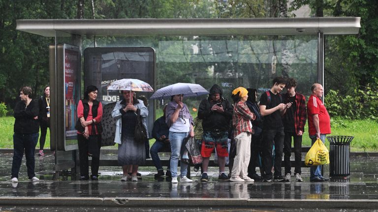 Сильный дождь в Москве Сильный дождь в Москве