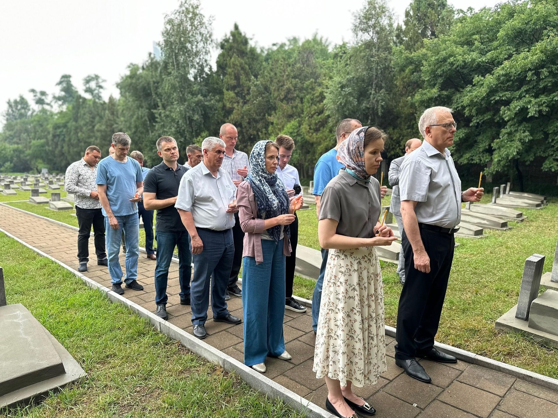 Панихида по захороненным в КНДР советским воинам, освобождавшим Корею в Пхеньяне Панихида по захороненным в КНДР советским воинам, освобождавшим Корею в Пхеньяне - РИА Новости, 1920, 22.06.2024