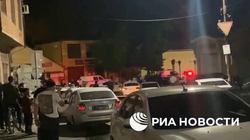 В Дагестане совершены вооруженные нападения на храмы и синагогу В Дагестане совершены вооруженные нападения на храмы и синагогу - РИА Новости, 1920, 24.06.2024