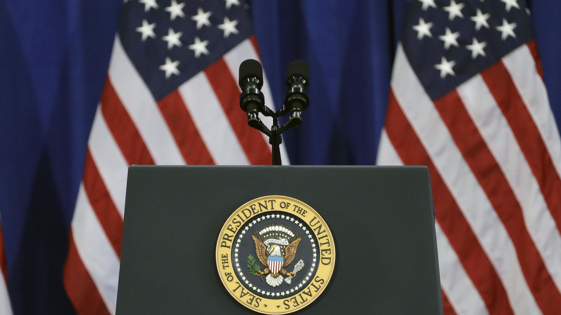 Подготовка к выступлению президента США Подготовка к выступлению президента США - РИА Новости, 1920, 10.01.2025