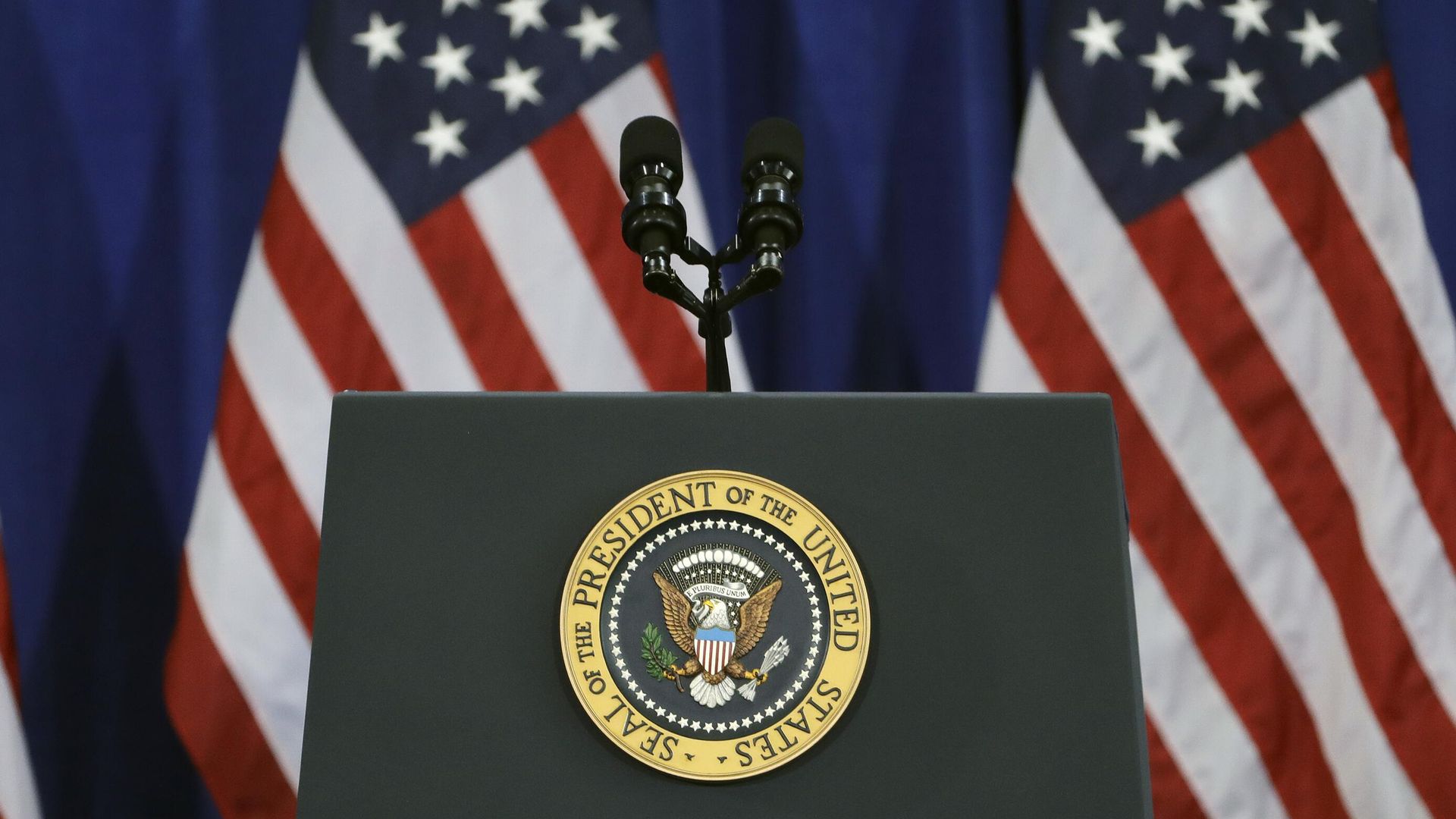 Подготовка к выступлению президента США Подготовка к выступлению президента США - РИА Новости, 1920, 10.01.2025