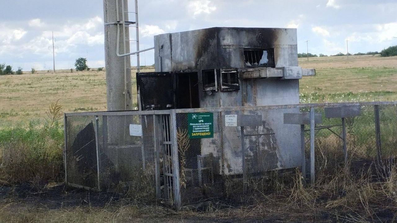 Пост радиационного контроля, уничтоженный ВСУ в Великой Знаменке Запорожской области Пост радиационного контроля, уничтоженный ВСУ в Великой Знаменке Запорожской области - РИА Новости, 1920, 26.06.2024