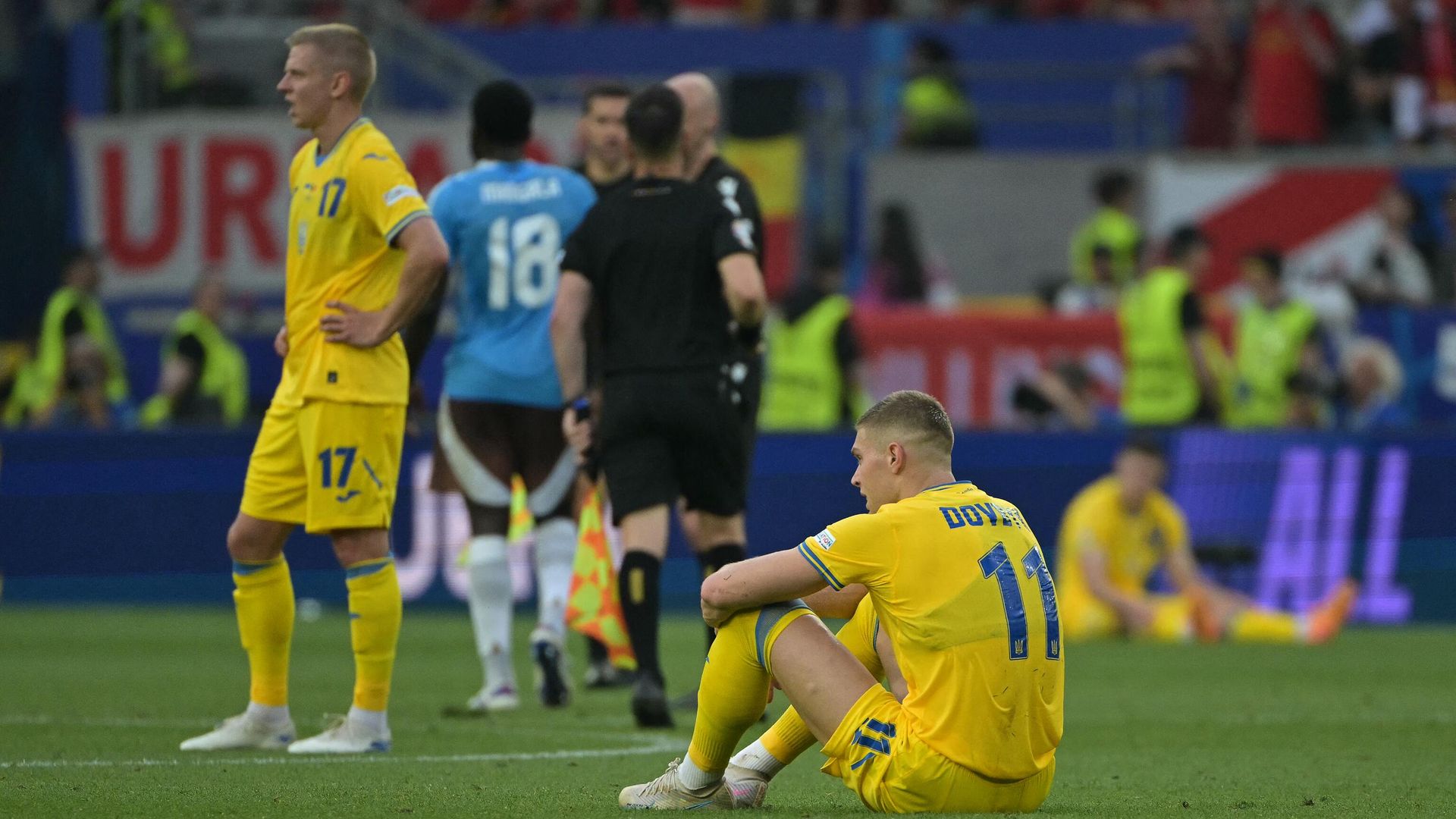 Эпизод матча Евро-2024 Украина - Бельгия Эпизод матча Евро-2024 Украина - Бельгия - РИА Новости, 1920, 26.06.2024