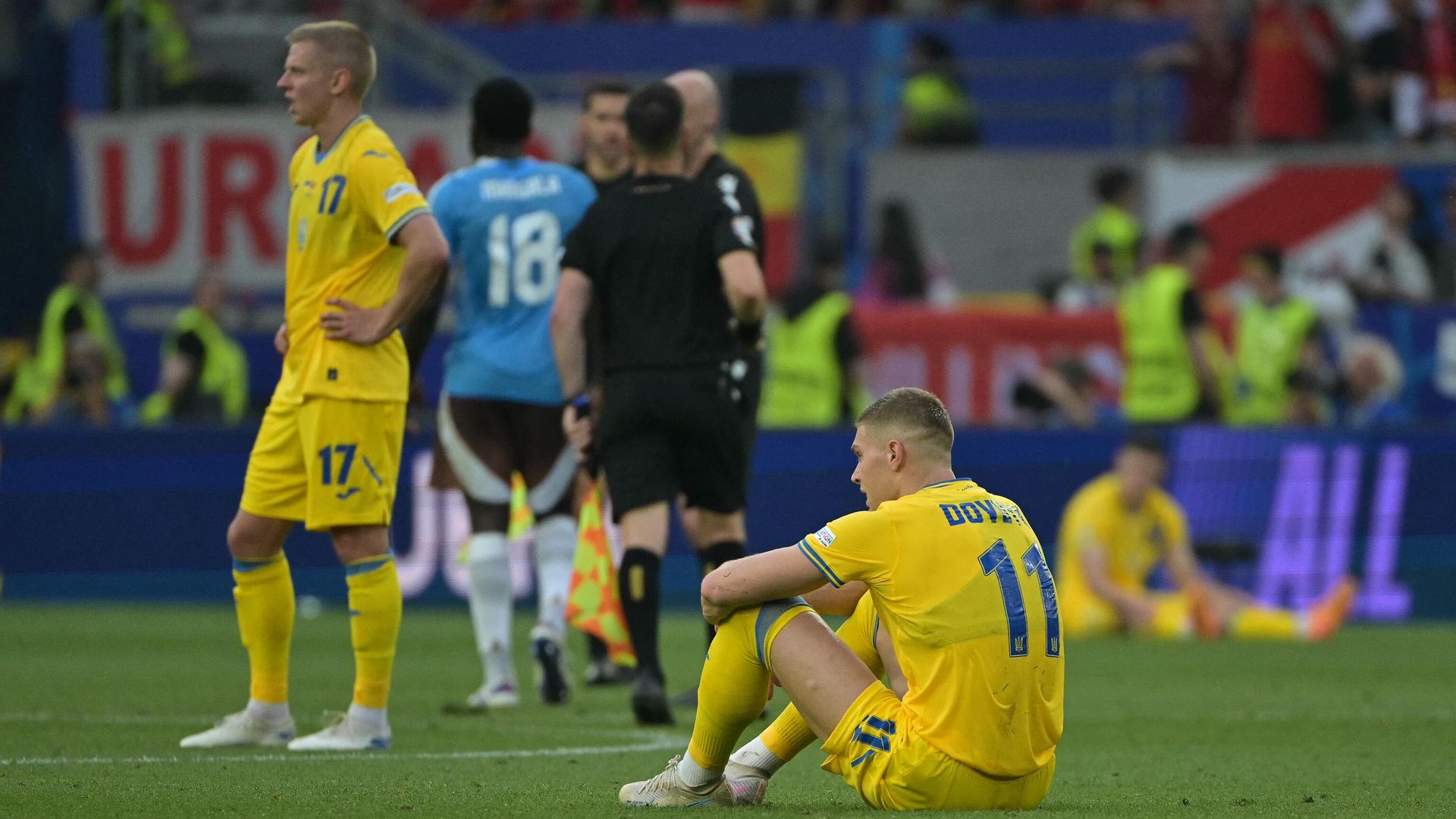 Эпизод матча Евро-2024 Украина - Бельгия Эпизод матча Евро-2024 Украина - Бельгия - РИА Новости, 1920, 26.06.2024