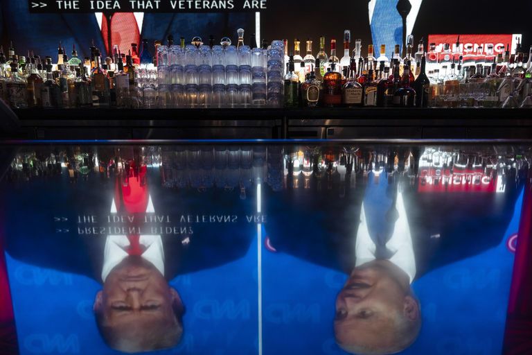 Телевизионные дебаты президента США Джо Байдена и его предшественника Дональда Трампа Телевизионные дебаты президента США Джо Байдена и его предшественника Дональда Трампа