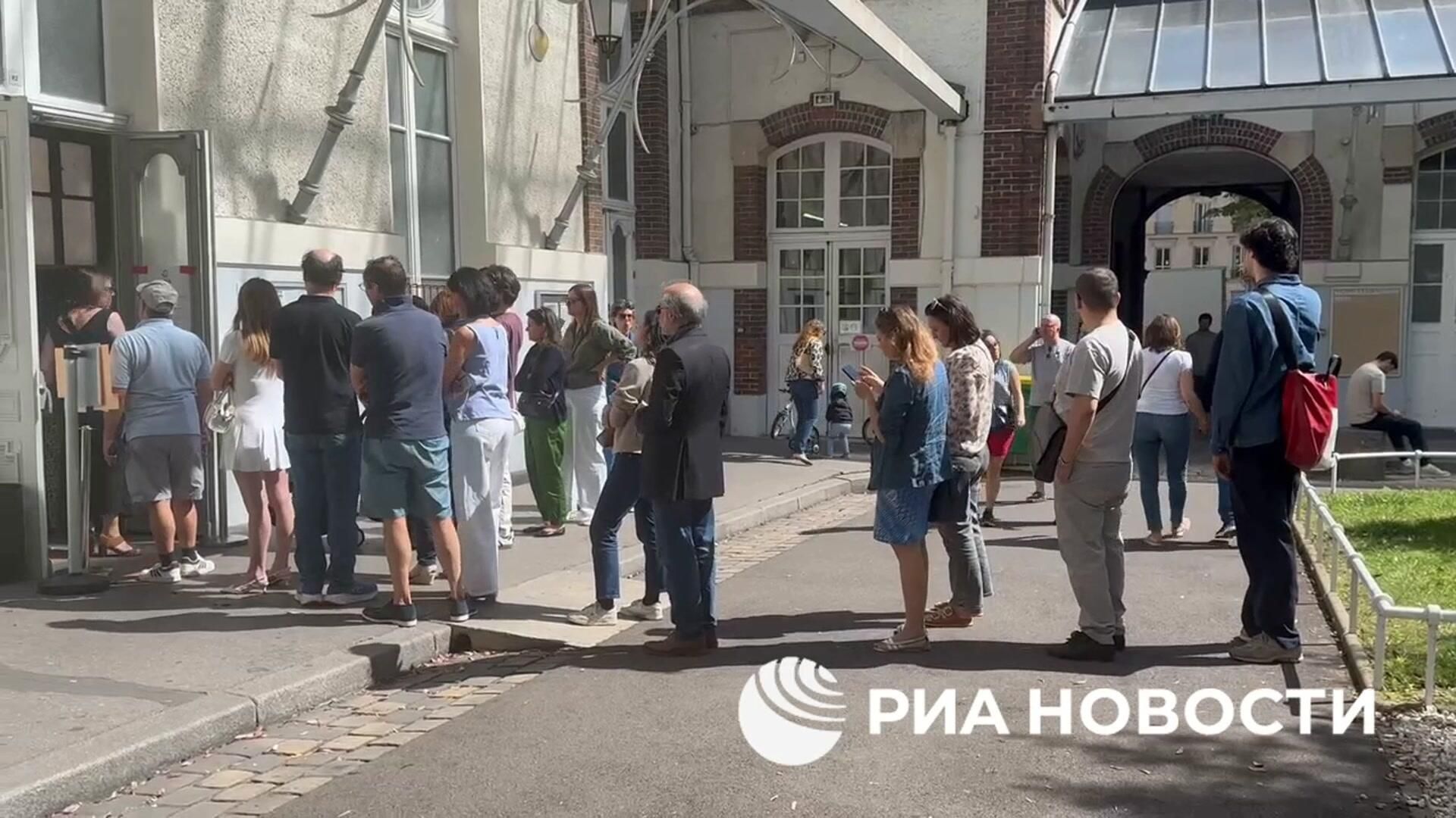 Явка на парламентские выборы во Франции Явка на парламентские выборы во Франции - РИА Новости, 1920, 30.06.2024