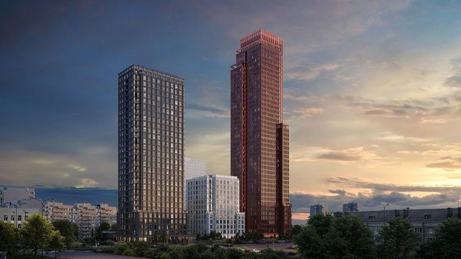 Проект ЖК в районе Кунцево на западе Москвы