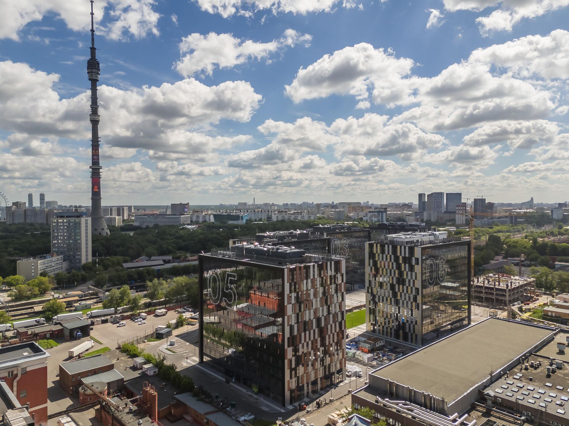 Бизнес-парк Ostankino в Бутырском районе Москвы - РИА Новости, 1920, 02.07.2024