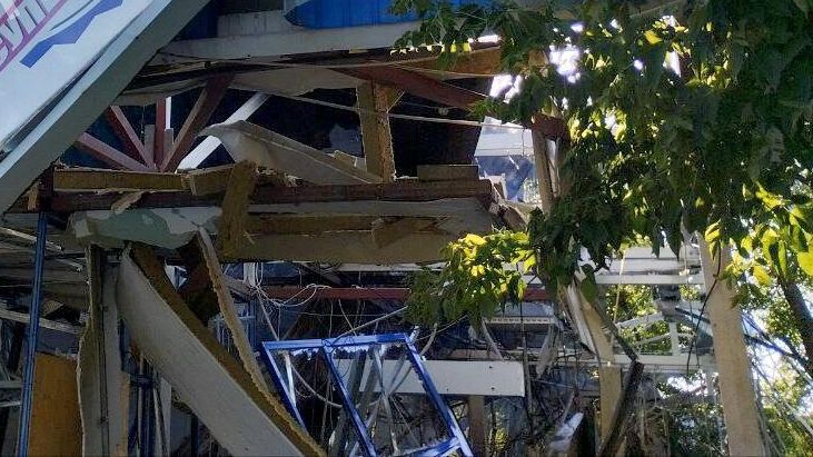Последствия ракетного удара по Первому Республиканскому супермаркету, расположенному на Киевском проспекте Донецка Последствия ракетного удара по Первому Республиканскому супермаркету, расположенному на Киевском проспекте Донецка - РИА Новости, 1920, 03.07.2024