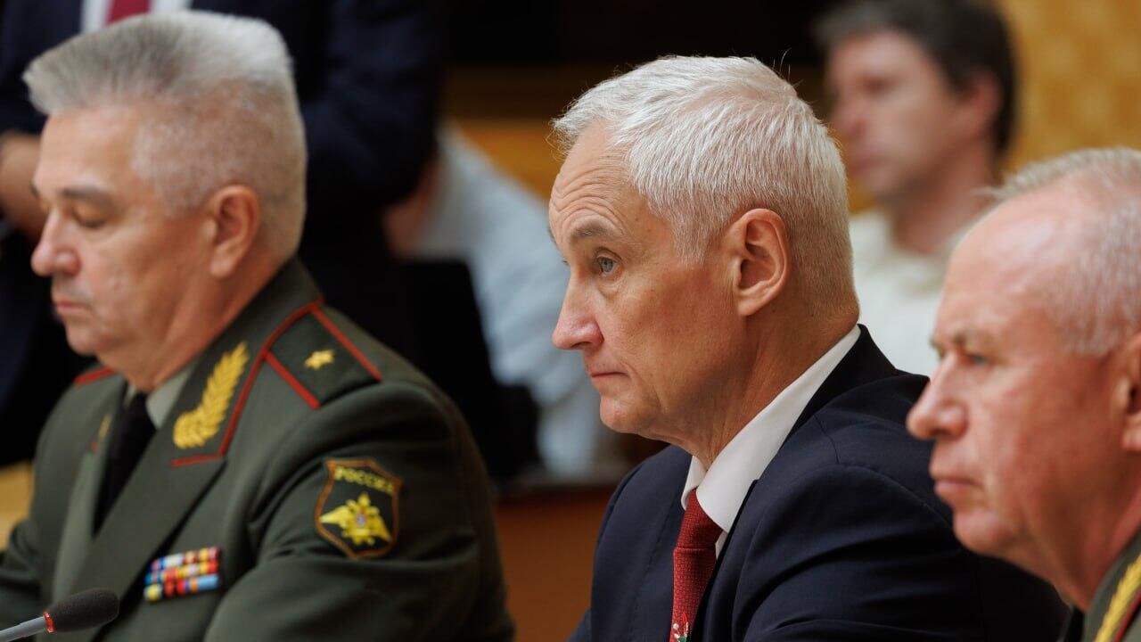 Министр обороны России Андрей Белоусов во время заседания Совета министров обороны государств–участников СНГ в Минске. 3 июля 2024 - РИА Новости, 1920, 03.07.2024