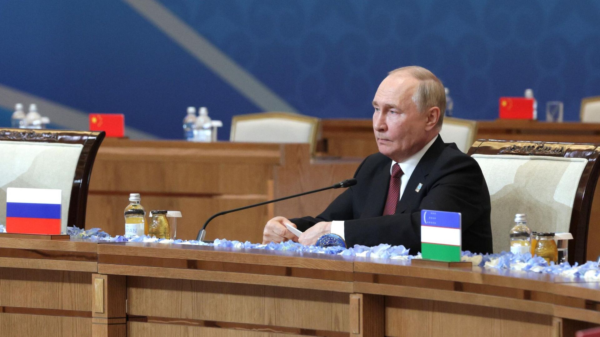 Президент РФ Владимир Путин и президент Республики Казахстан Касым-Жомарт Токаев на встрече в формате ШОС плюс - РИА Новости, 1920, 04.07.2024