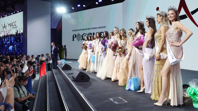 Конкурс Мисс Москва на Международной выставке-форуме Россия Конкурс Мисс Москва на Международной выставке-форуме Россия