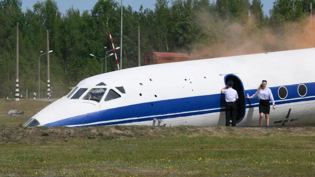 Показательные учения на полигоне Ногинского спасательного центра