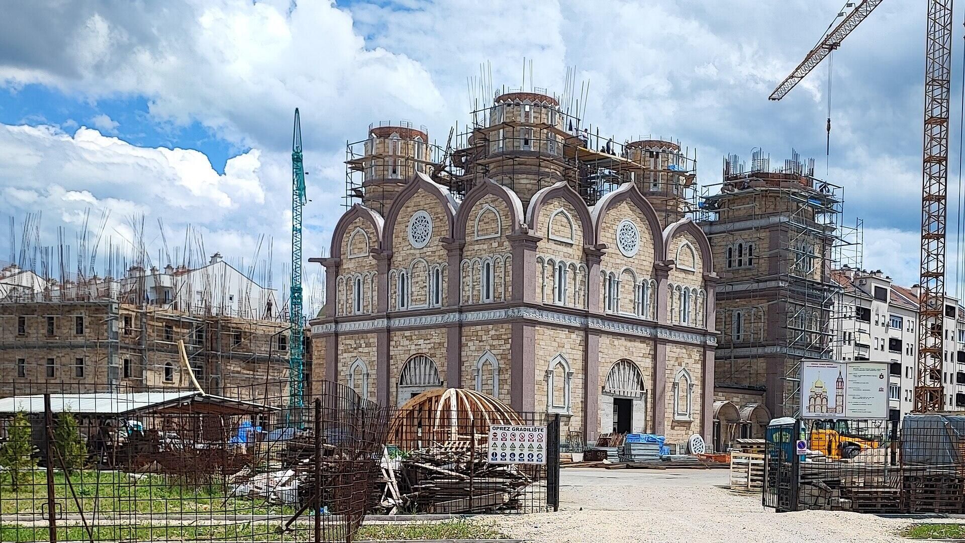 Русско-сербский храм в Баня-Луке в Республике Сербской Боснии и Герцеговине Русско-сербский храм в Баня-Луке в Республике Сербской Боснии и Герцеговине - РИА Новости, 1920, 07.07.2024