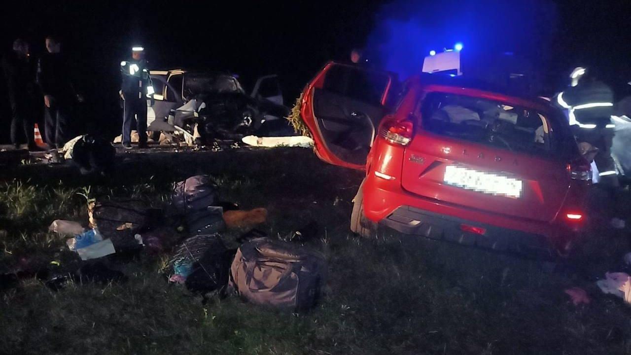 Место ДТП с участием легковых автомобилей в Ряжском районе Рязанской области Место ДТП с участием легковых автомобилей в Ряжском районе Рязанской области - РИА Новости, 1920, 07.07.2024