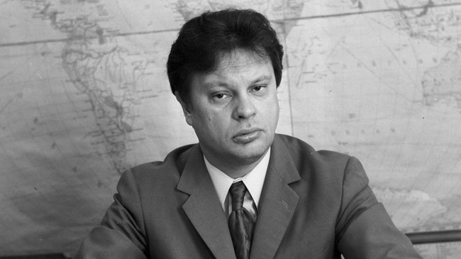 Политический обозреватель Агентства печати Новости Владимир Катин. 1971 год